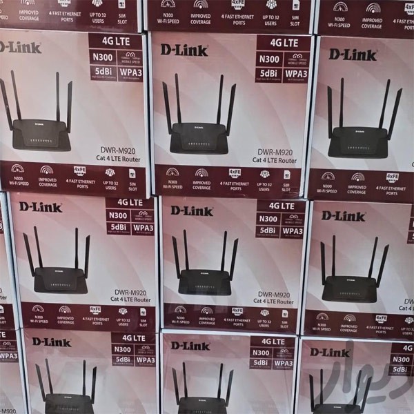 مودم روتر بیسیم 4G LTE دی-لینک مدل DWR-M920 با پشتیبانی از سیمکارت 3G/4G، سرعت تا 150 مگابیت بر ثانیه، پوشش کامل منزل...