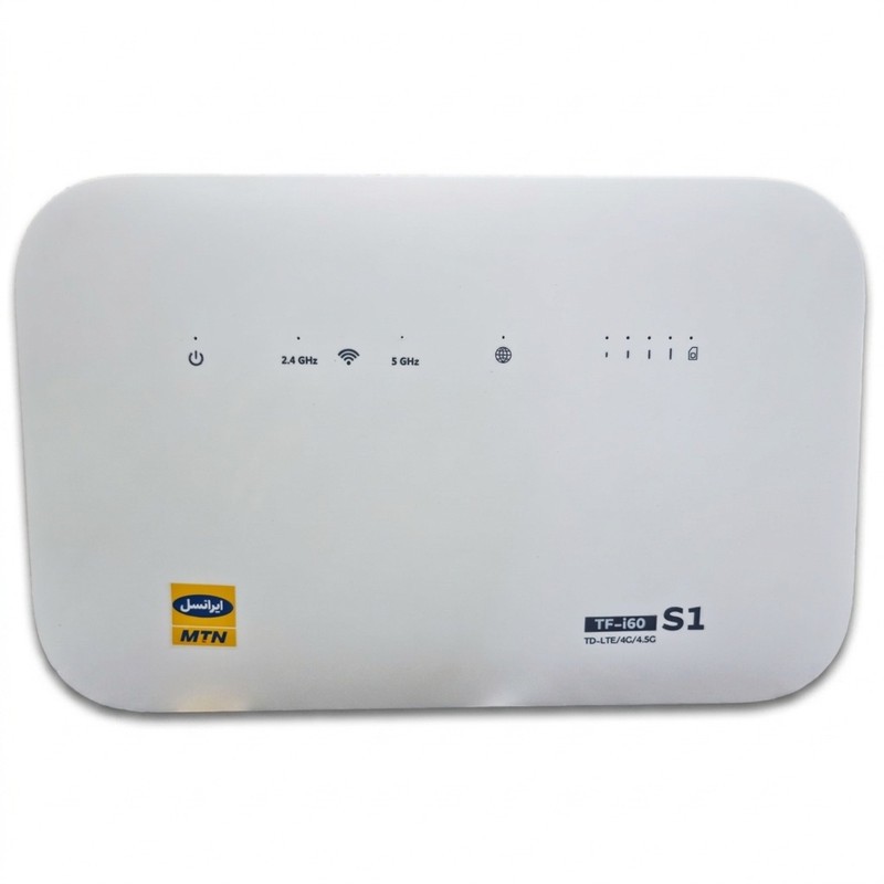 مودم 4G ایرانسل مدل TF-i60 S1 با پشتیبانی شبکههای 4G، 4.5G، TD-LTE و 3G، قابلیت اتصال همزمان 32 کاربر، پشتیبانی از 4 ...
