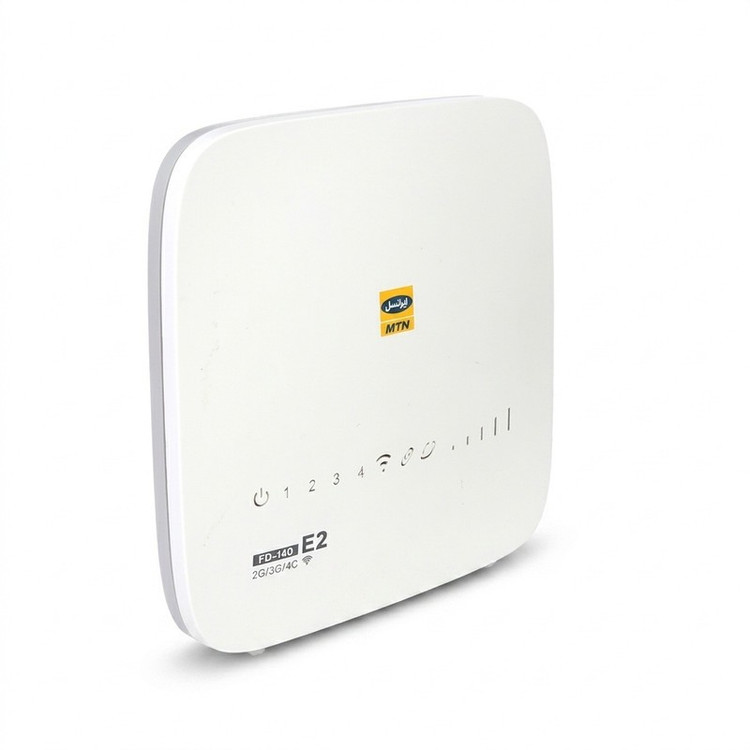 مودم سیمکارتی 4G ایرانسل مدل FDi40 E2 با سرعت دانلود 150 مگابیت بر ثانیه، پشتیبانی همزمان 32 کاربر، 4 پورت LAN، آنتن ...