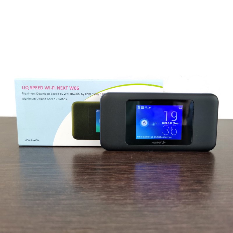 مودم همراه 4G یوکیو مدل Speed Wifi Next W06 با صفحه نمایش 2.4 اینچی تاچ اسکرین، باتری 3000 میلیآمپری با شارژدهی 7 ساع...
