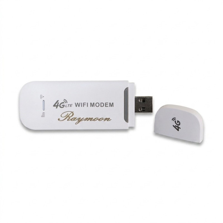 مودم سیمکارتی 4G قابل حمل رایمون مدل LTE-4G با اتصال USB و وایفای، پشتیبانی از 10 دستگاه و سرعت دانلود 150 مگابیت بر ...