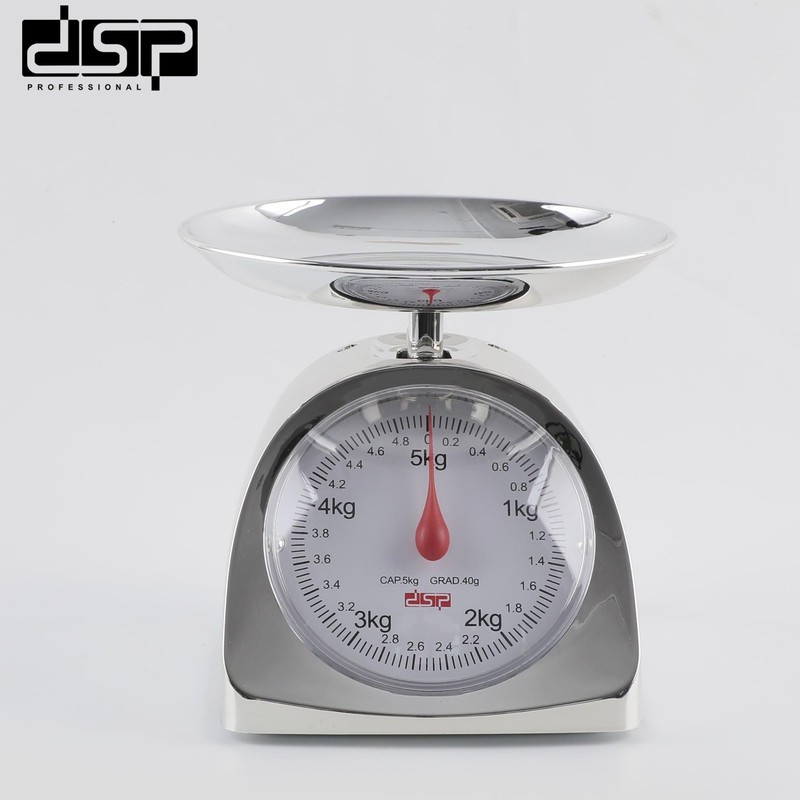 ترازو آشپزخانه آنالوگ دی اس پی مدل KD7040 حداکثر ظرفیت قابل اندازهگیری 5 کیلوگرم با دقت اندازهگیری 0.04 گرم