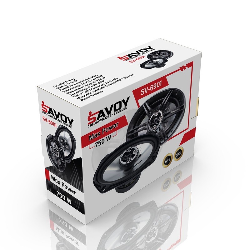 اسپیکر خودرو ساووی مدل SV-6901 بسته دو عددی