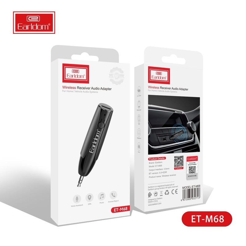 گیرنده بلوتوثی ارلدام مدل ET-M68