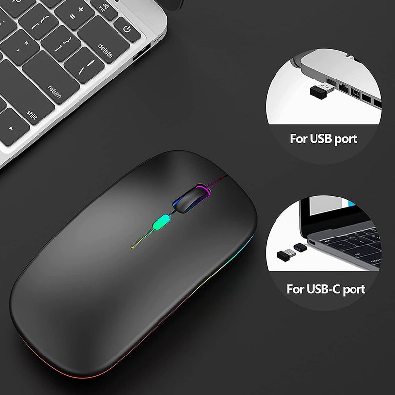 ماوس بی سیم و بلوتوث مدل 2.4G+B