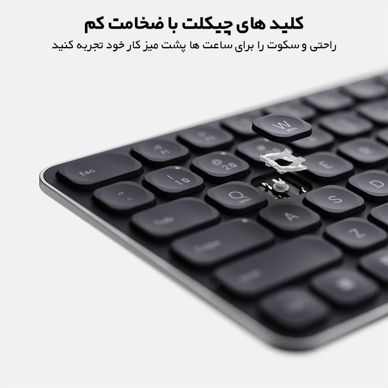 کیبورد رپو مدل E9550L Wireless