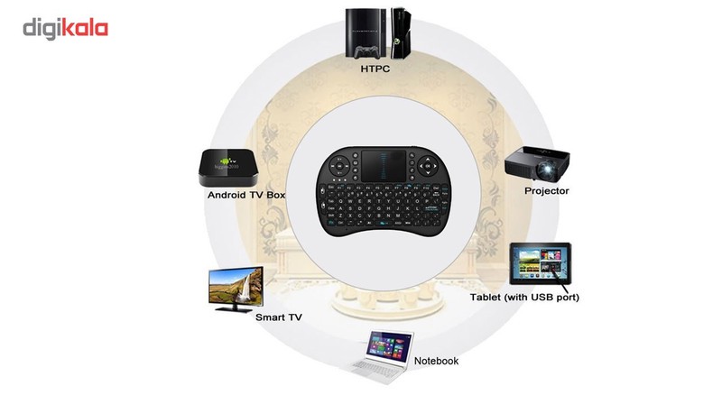 کیبورد بی سیم مدل RT-MWK08