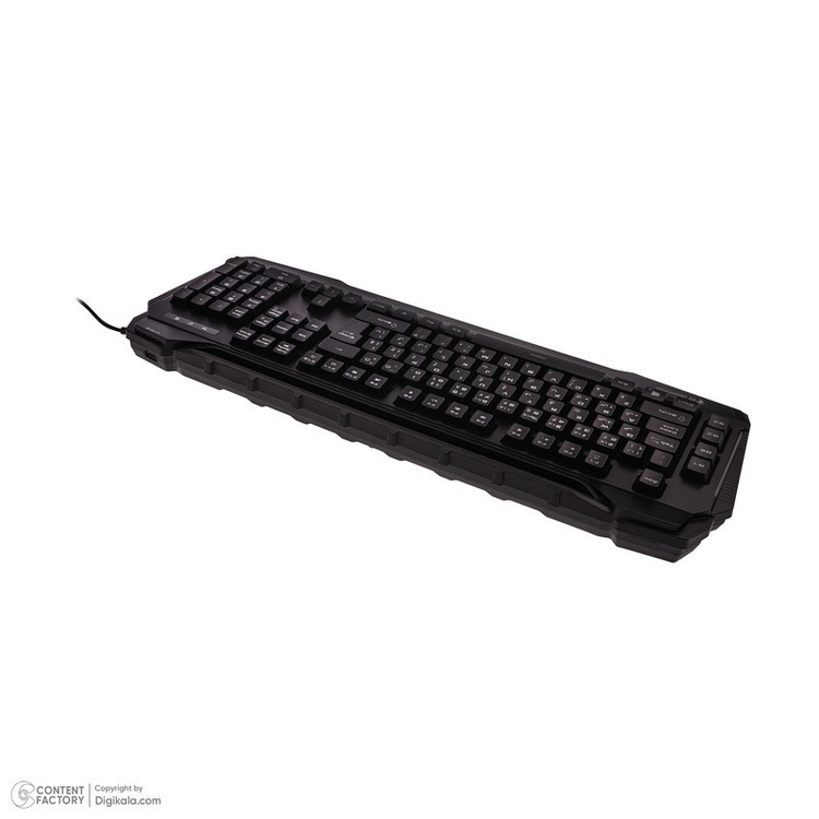 کیبورد گیمینگ گرین مدل GK702-RGB، Full-Size نورپردازی RGB