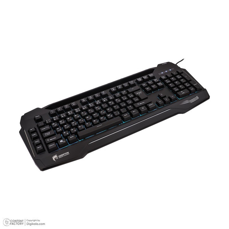 کیبورد گیمینگ گرین مدل GK702-RGB، Full-Size نورپردازی RGB