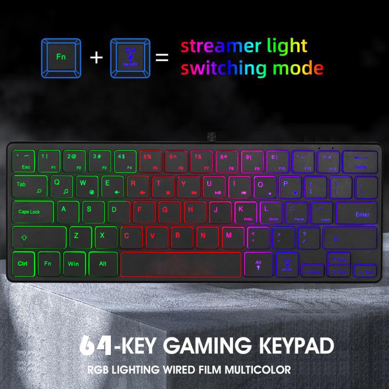 کیبورد مدل MINI-64-KEYS