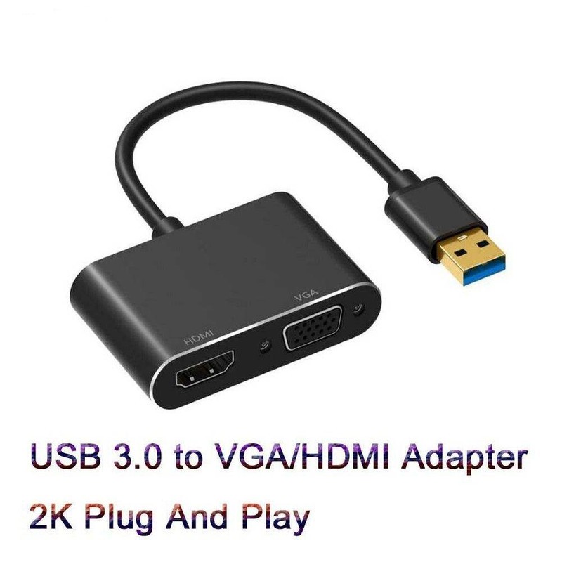 مبدل USB 3.0 به HDMI / VGA مدل 2021