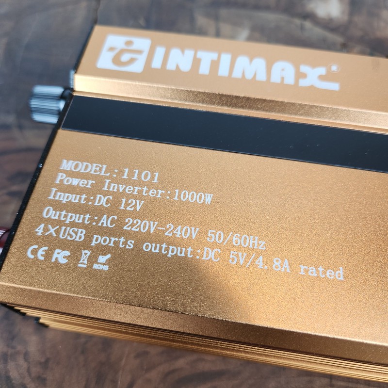 مبدل برق خودرو اینتیمکث کد 1000W