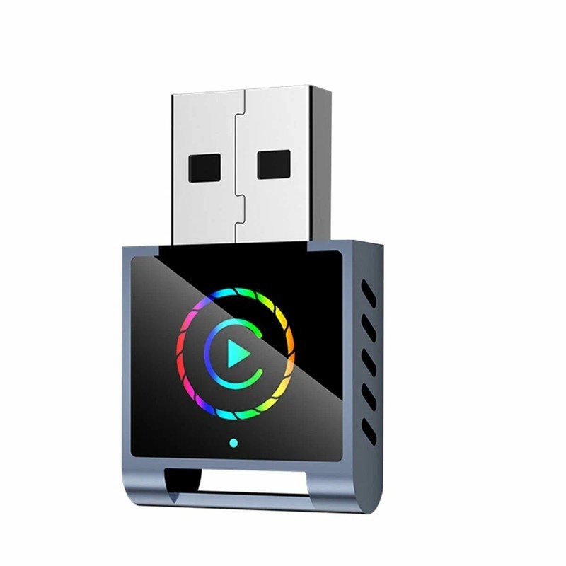 کارپلی و اندروید اتو مدل Wireless CarPlay/Android Auto Q1BD به همراه مبدل USB به USB-C
