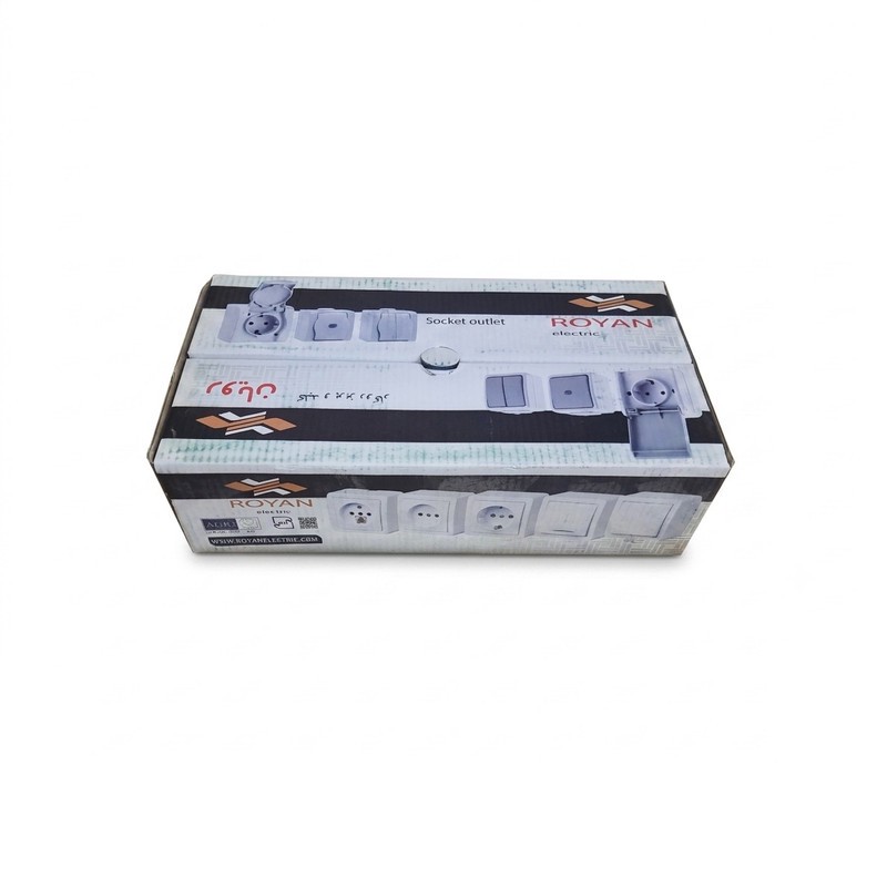 پریز بدون ارت رویان مدل C-11 بسته 10 عددی