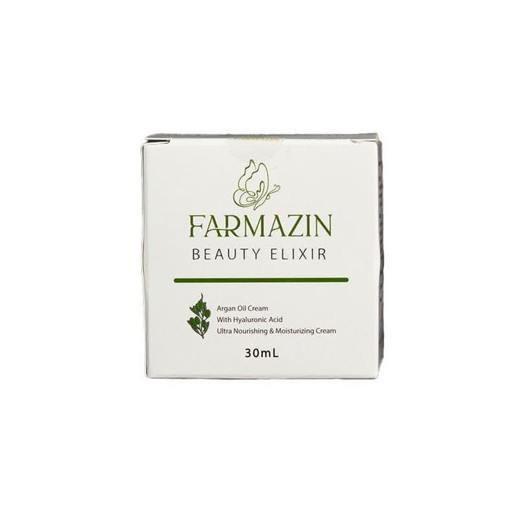 کرم مرطوب کننده دست و صورت فارمازین مدل روغن آرگان مناسب برای پوست خشک حجم 30 میلی لیتر مجموعه دو عددی