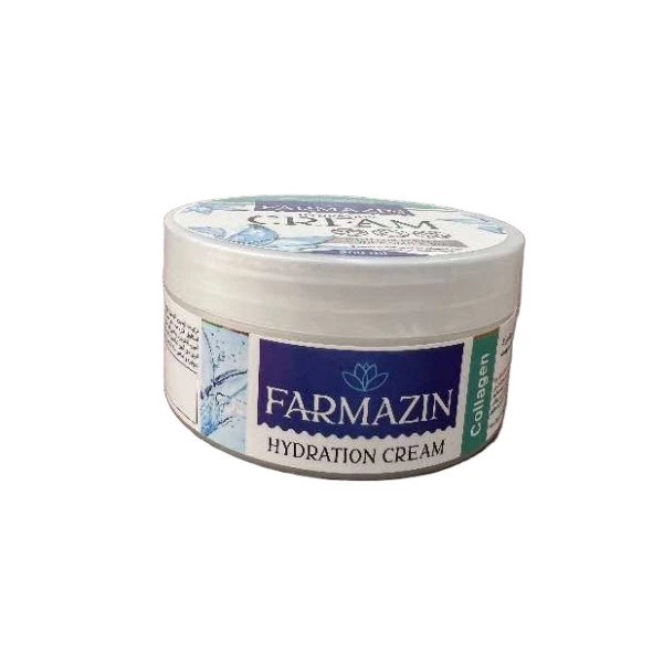 کرم مرطوب کننده دست و صورت فارمازین مدل کلاژن مناسب انواع پوست حجم 200 میلی لیتر مجموعه دو عددی