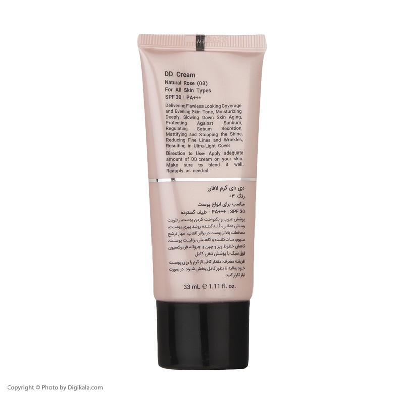 دی دی کرم رنگی لافارر SPF30 مدل 03 مناسب انواع پوست حجم 30 میلی لیتر