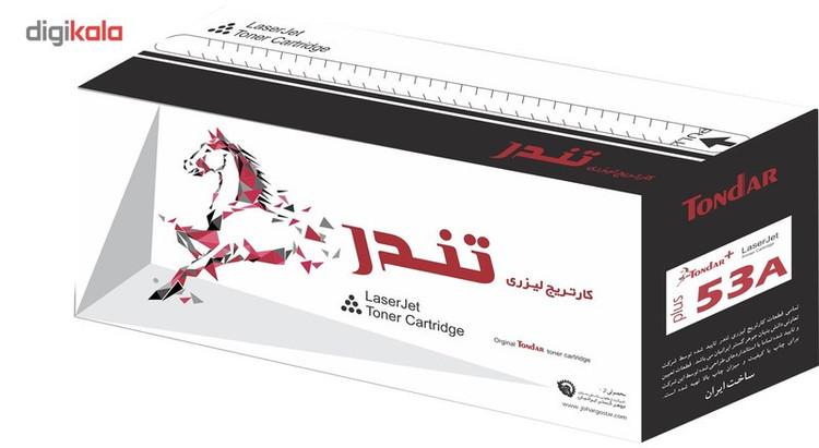 تونر مشکی تندر مدل 53A ضمانت2ساله3700برگی