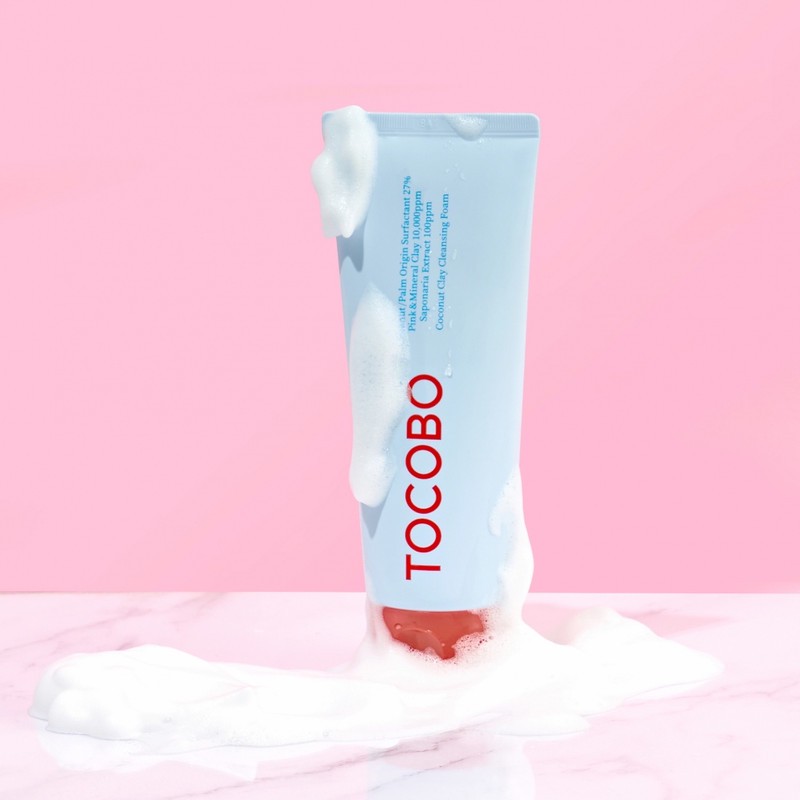 فوم پاک کننده صورت توکوبو مدل coconut clay حجم 150 میلی لیتر