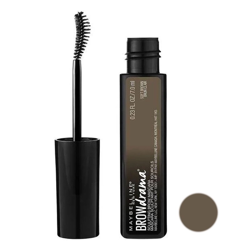 ریمل ابرو میبلین مدل sculpting brow شماره 1 رنگ قهوهای روشن