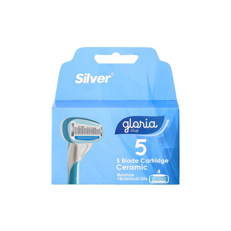 تیغ یدک سیلور مدل Gloria بسته 4 عددی