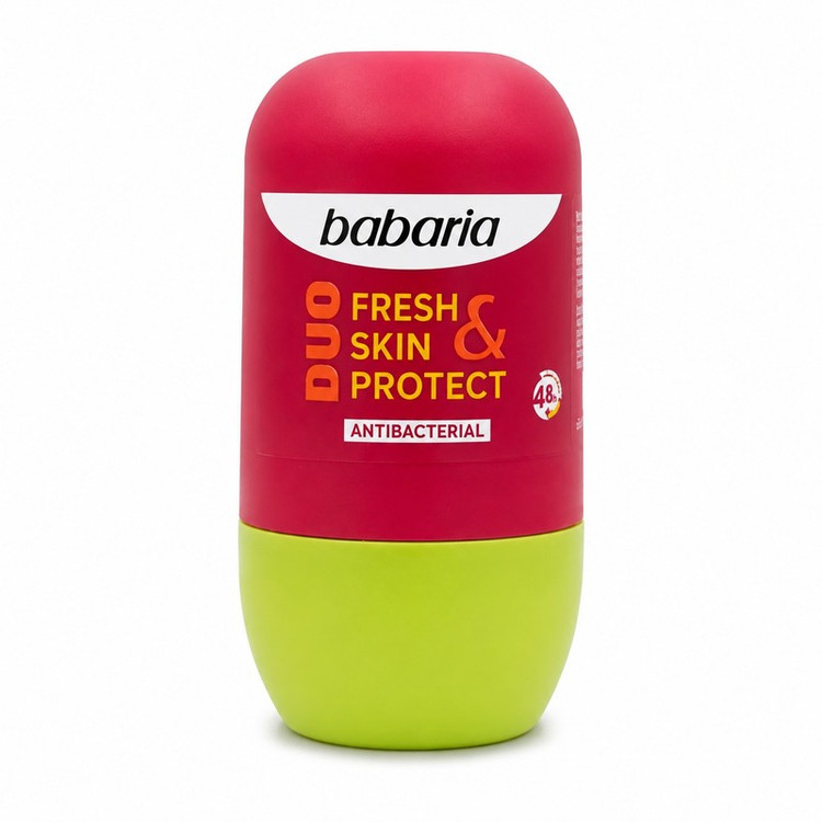 مام رول ضدتعریق بدون الکل باباریا مدل Antibacterial حجم ۵۰ میلی لیتر