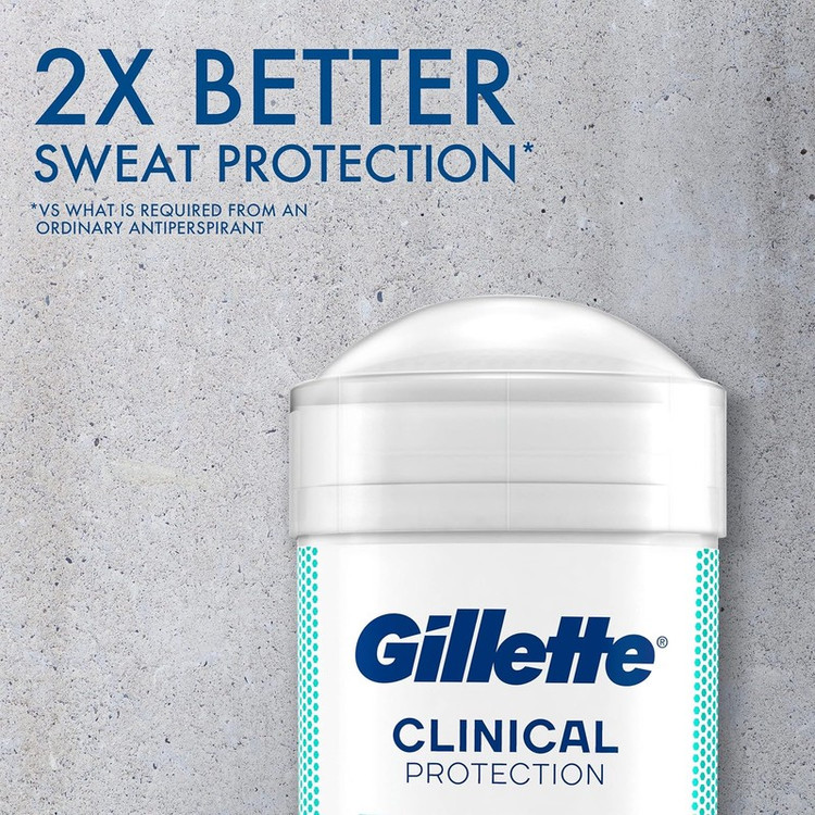 استیک دئودورانت مردانه ژیلت مدل CLINICAL ULTIMATE FRESH حجم 48 گرم