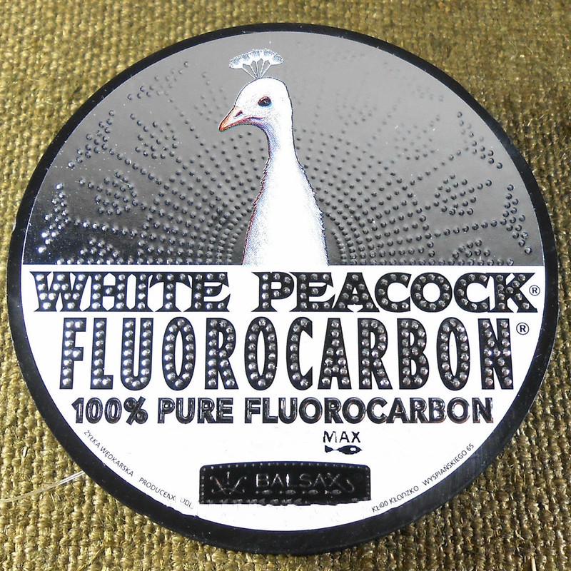 نخ ماهیگیری بالساکس مدل White Peacock-Fluorocarbon سایز 0.35 میلی متر