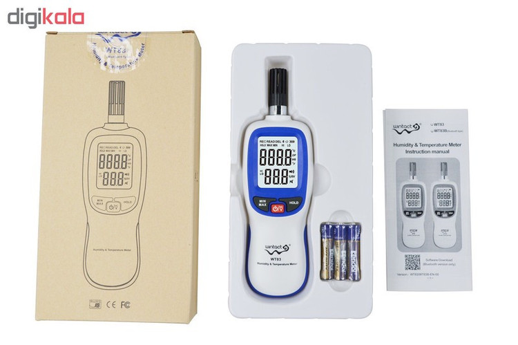 رطوبت سنج و دماسنج وینتکت مدل WT83