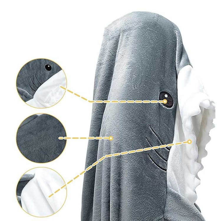 پتو مدل مردانه کوسه ای سایز 230x85 سانتی متر