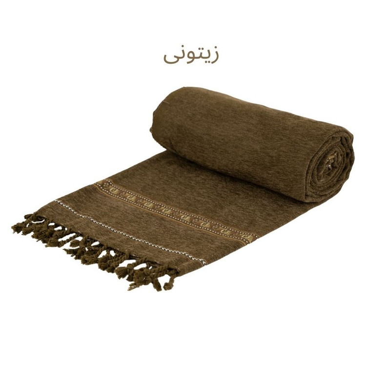 پتو سفری مدل افغان مخمل