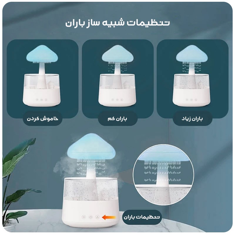 دستگاه بخور و رطوبت ساز سرد طرح قارچی مدل CH08