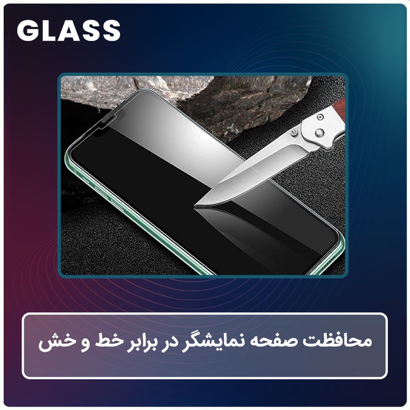 محافظ صفحه نمایش ضد اشعه بنفش گلس مدل Eye Care مناسب برای گوشی موبایل اچ ام دی Pulse Plus