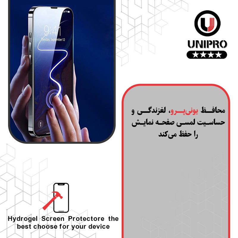 محافظ صفحه نمایش شفاف یونی پرو مدل star 4 مناسب برای گوشی موبایل اچ ام دی Pulse Plus