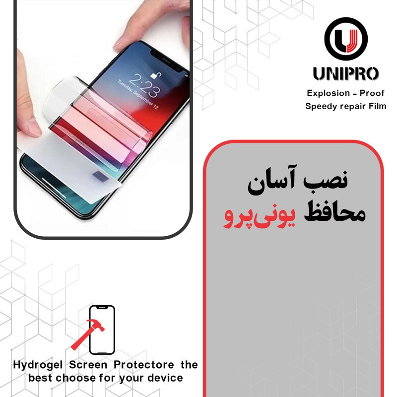 محافظ صفحه نمایش مات یونی پرو مدل Explosion Proof مناسب برای گوشی موبایل اچ ام دی Pulse Plus