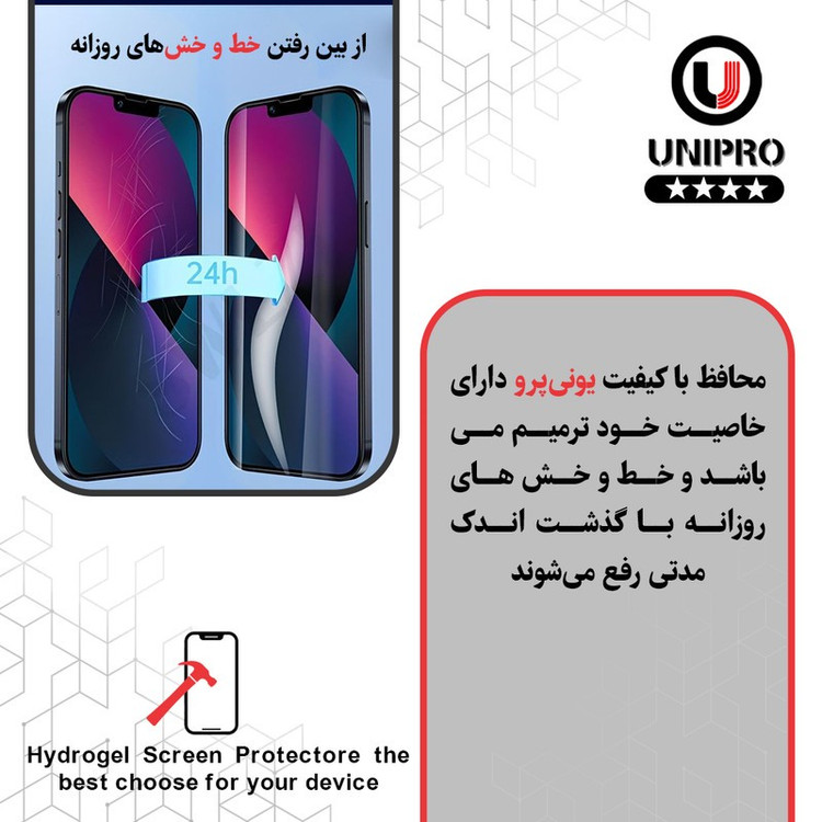 محافظ صفحه نمایش پرایوسی یونی پرو مدل Star 4 مناسب برای گوشی موبایل اچ ام دی Pulse Plus