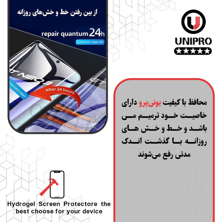 محافظ صفحه نمایش پرایوسی یونی پرو مدل Star 5 مناسب برای گوشی موبایل اچ ام دی Pulse Plus