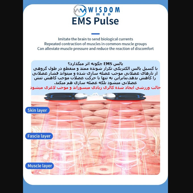 ماساژور دست و پا ویزدام مد مدل EMS ARM/LEG