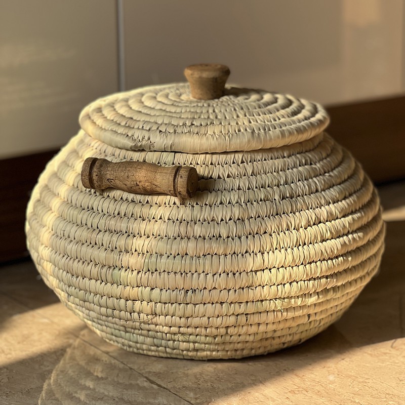 سبد کپو بافی مدل خمره کد 10