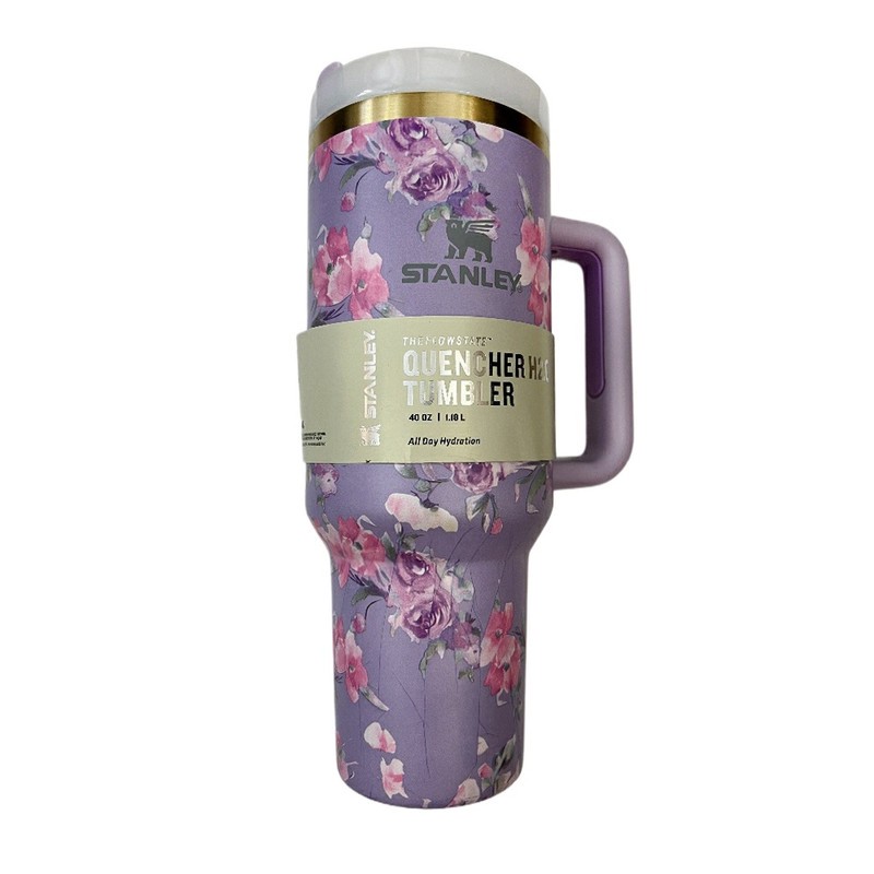 تراول ماگ مدل LOVESHACKFANCY QUENCHER H2.0 TUMBLER گنجایش 1.18 لیتر