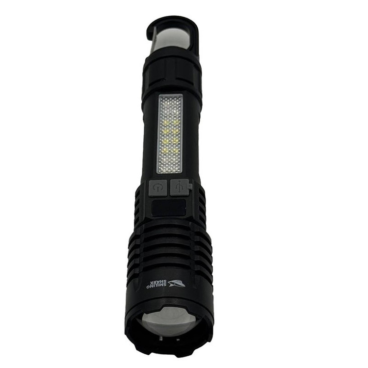 چراغ قوه دستی اسمایلینگ شارک مدل شارژی کد SD-5244 با نور چند رنگ