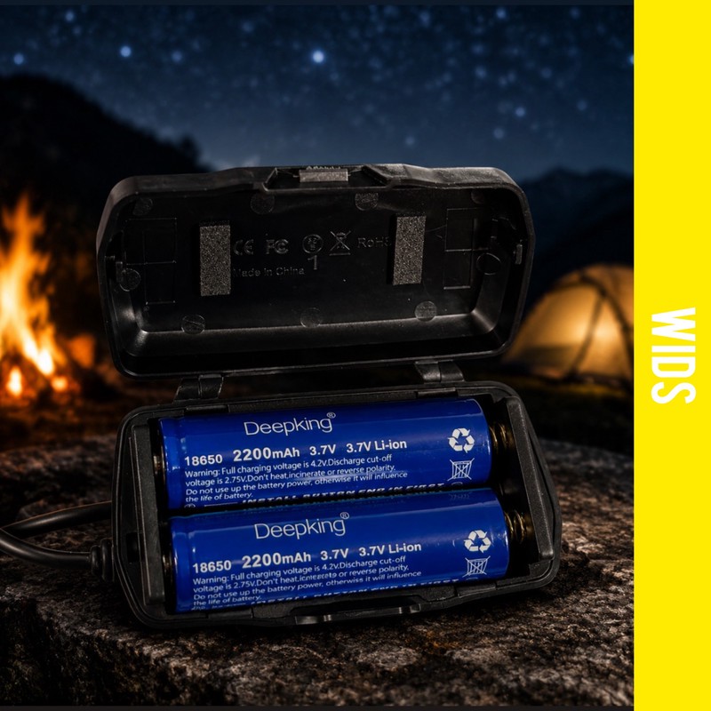 چراغ پیشانی ویدز مدل UV-2 LED با نور بنفش