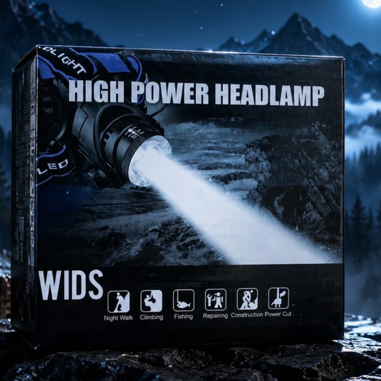 چراغ پیشانی ویدز مدل UV-2 LED با نور بنفش