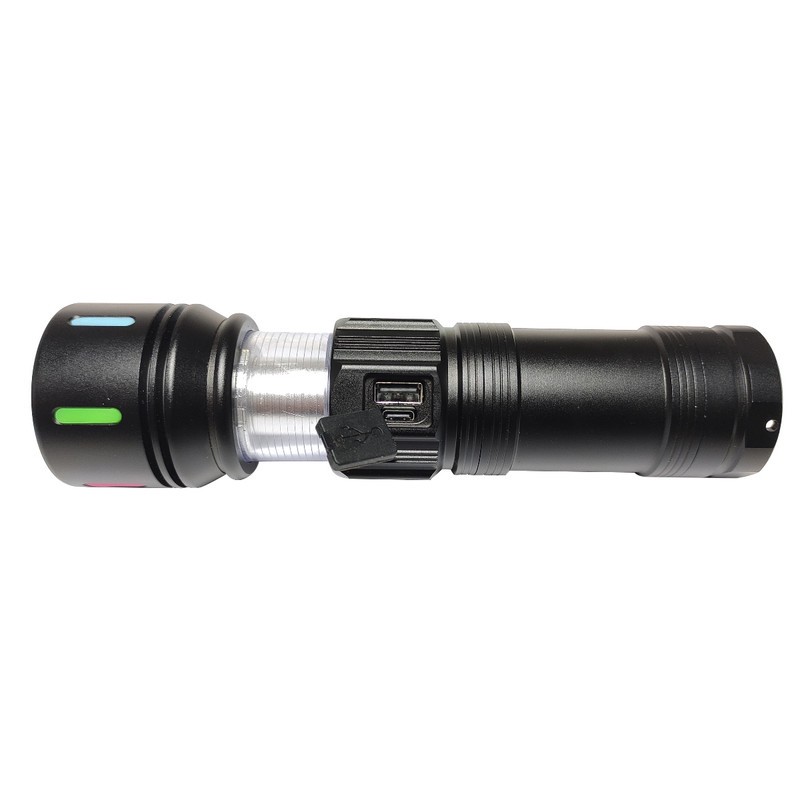 چراغ قوه دستی کینساچ مدل KS-902-4 رنگ نور چند رنگ