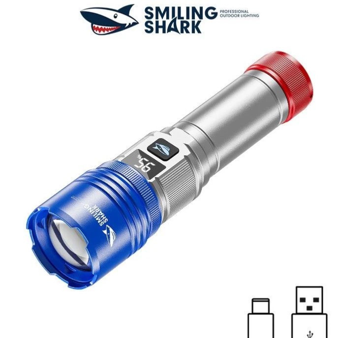 چراغ قوه دستی اسمایلینگ شارک مدل SD7173 با نور مهتابی