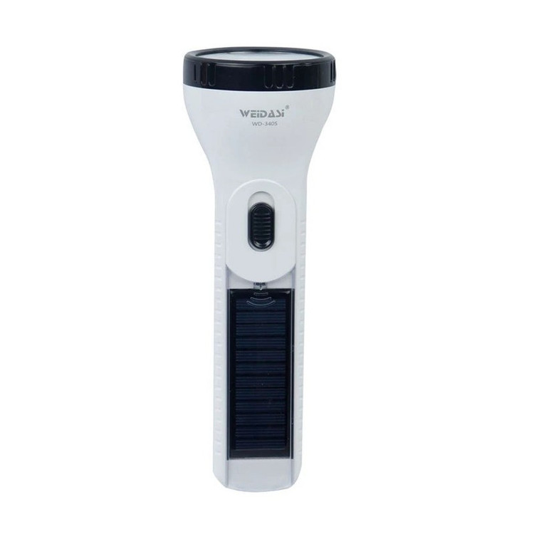 چراغ قوه دستی ویداسی مدل WD-340S SOLAR با نور مهتابی