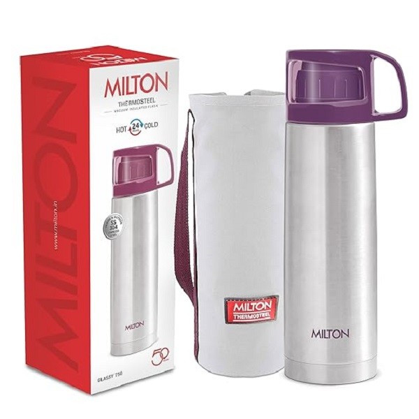 فلاسک میلتون مدل Am-1418 گنجایش 0.750 لیتر به همراه کاور