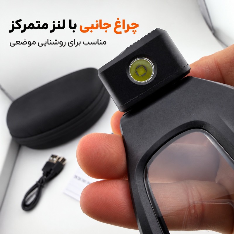عینک ایمنی اسنو کمپ مدل سنسور دار