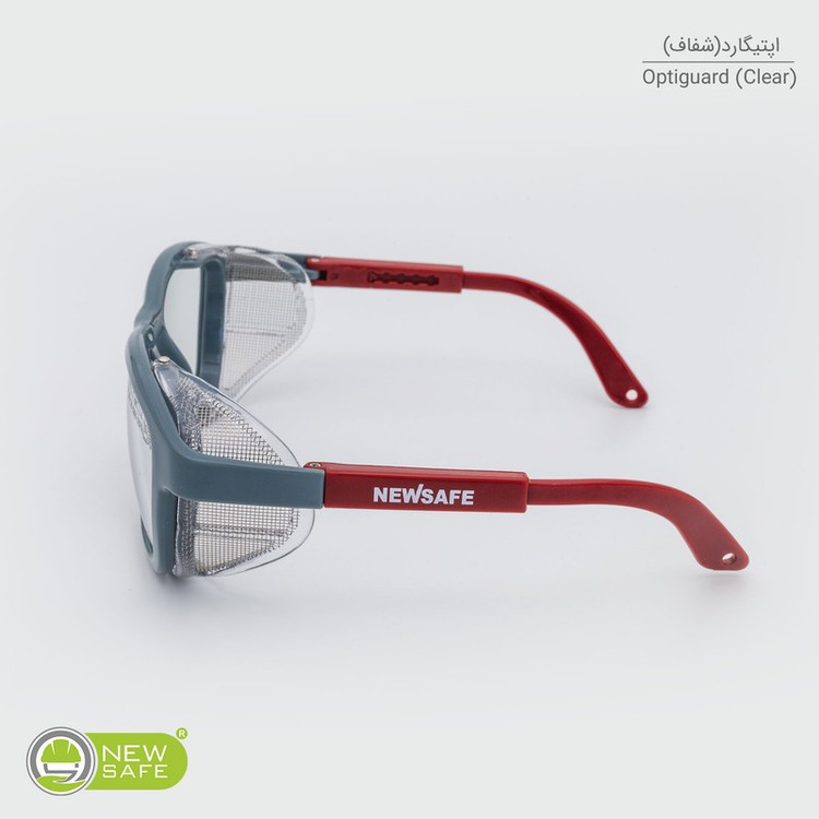 عینک ایمنی نیوسیف مدل ضدبخار و ضدخش کد OptiGuard