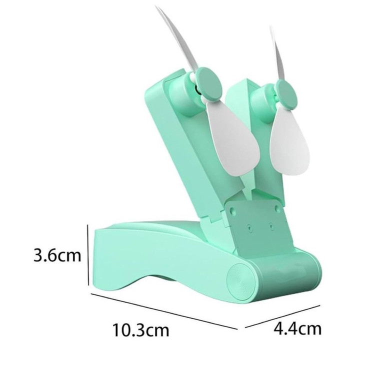 پنکه رومیزی مدل دو فن Folded کد 02 ظرفیت 500 میلی آمپر ساعت
